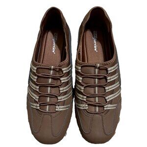 CV Sport Woman Within Slip On Sneakers Brown Size 11 WW
